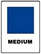 Medium Sign - Blue Square